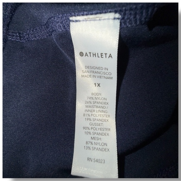 ATHLETA Fairway 16” Golf Skort - 1X Dress Blue - Picture 10 of 11